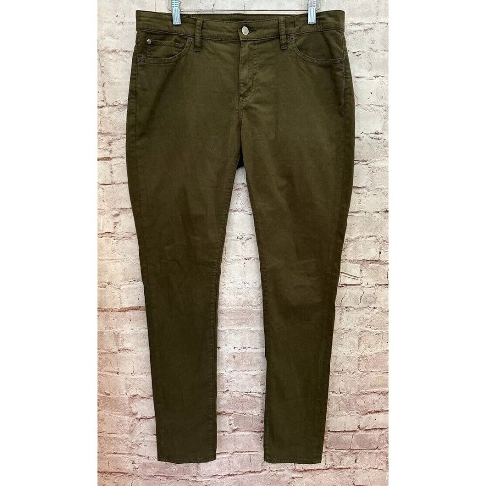 RALPH LAUREN Denim & Supply Mens SKINNY Twill Jeans Army Green Size 31 x 32